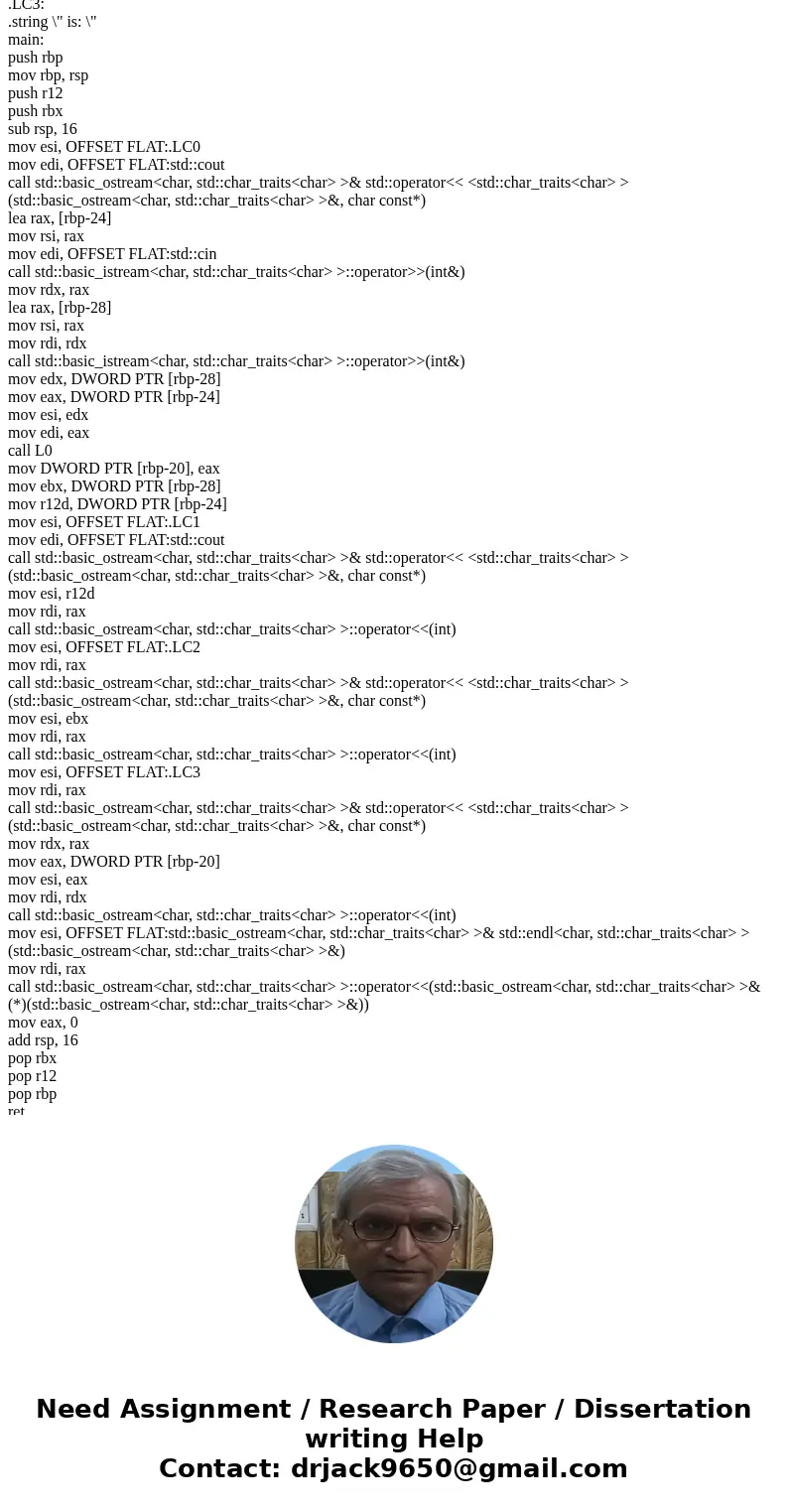 Problem Statement: Write a MIPS assembly program that prompts the user for 2 positive integers (>0). Then it uses the Recursive (the Greatest Common Divisor) Problem Statement: Write a MIPS assembly program that prompts the user for 2 positive integers (>0). Then it uses the Recursive (the Greatest Common Divisor)