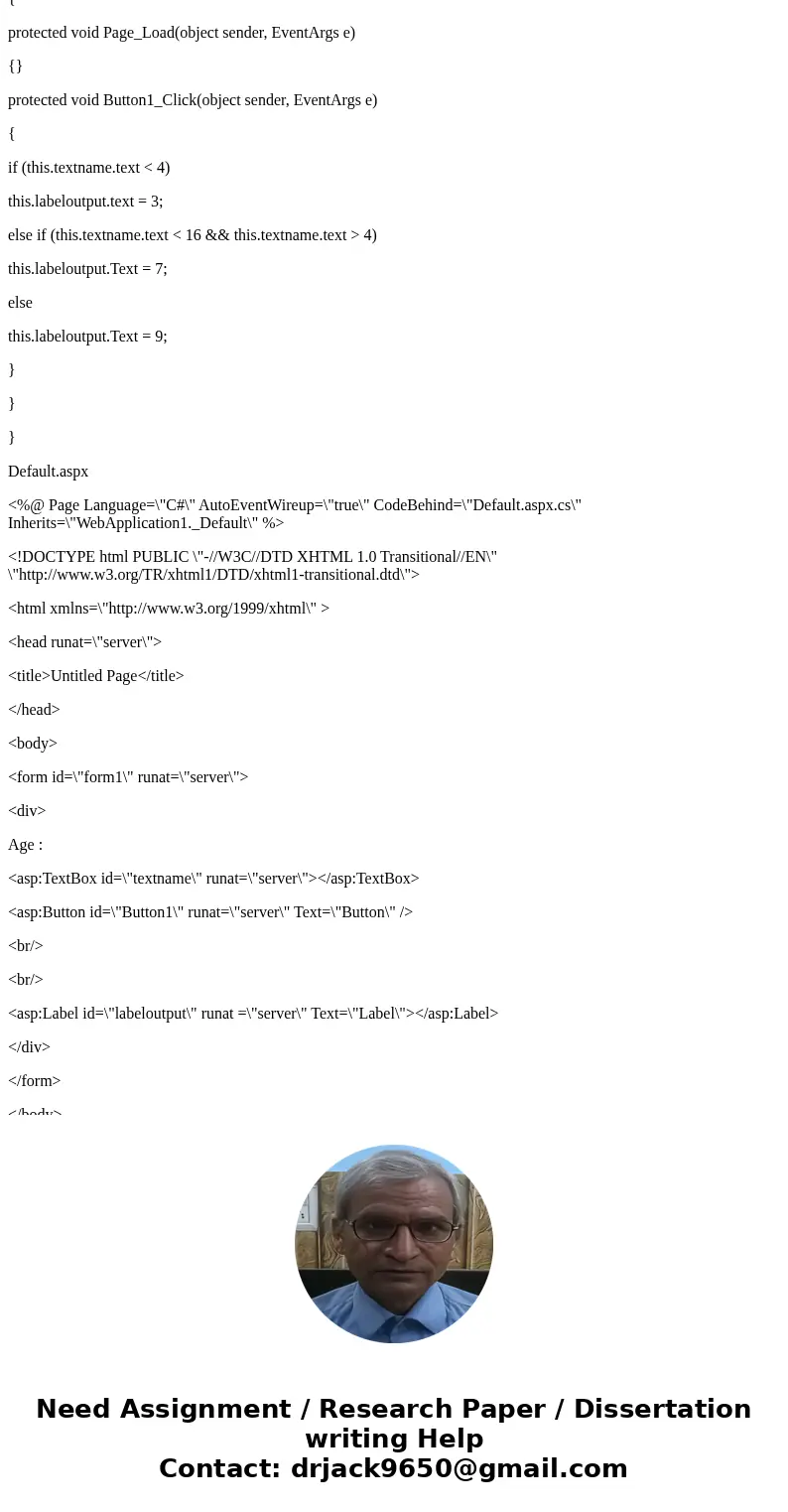 ? Save question 1 files in subfolder “lastname_firstname_assignment4\\q1\\”. (2 points) ? Create an ASP.NET C# one page web application that displays the cost o ? Save question 1 files in subfolder “lastname_firstname_assignment4\\q1\\”. (2 points) ? Create an ASP.NET C# one page web application that displays the cost o