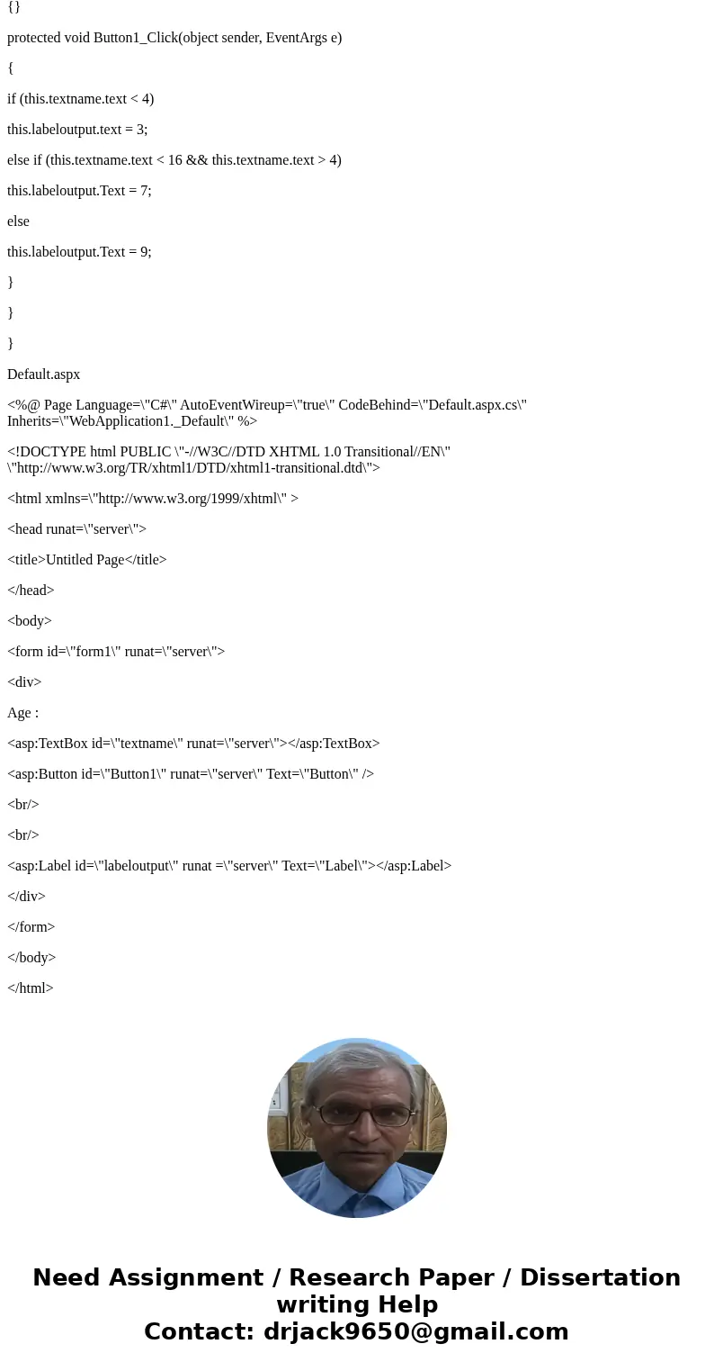 ? Save question 1 files in subfolder “lastname_firstname_assignment4\\q1\\”. (2 points) ? Create an ASP.NET C# one page web application that displays the cost o ? Save question 1 files in subfolder “lastname_firstname_assignment4\\q1\\”. (2 points) ? Create an ASP.NET C# one page web application that displays the cost o