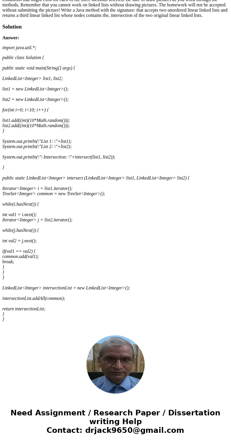 Select three methods in the object List class to work through algorithmically. Describe any special cases o0r boundary conditions that might exist for each of   Select three methods in the object List class to work through algorithmically. Describe any special cases o0r boundary conditions that might exist for each of