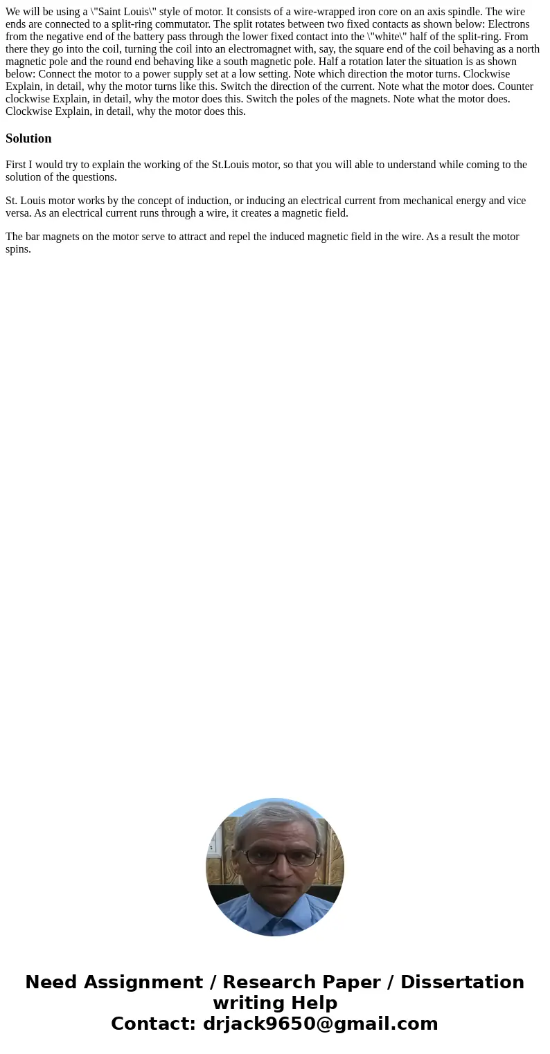 We will be using a \  We will be using a \