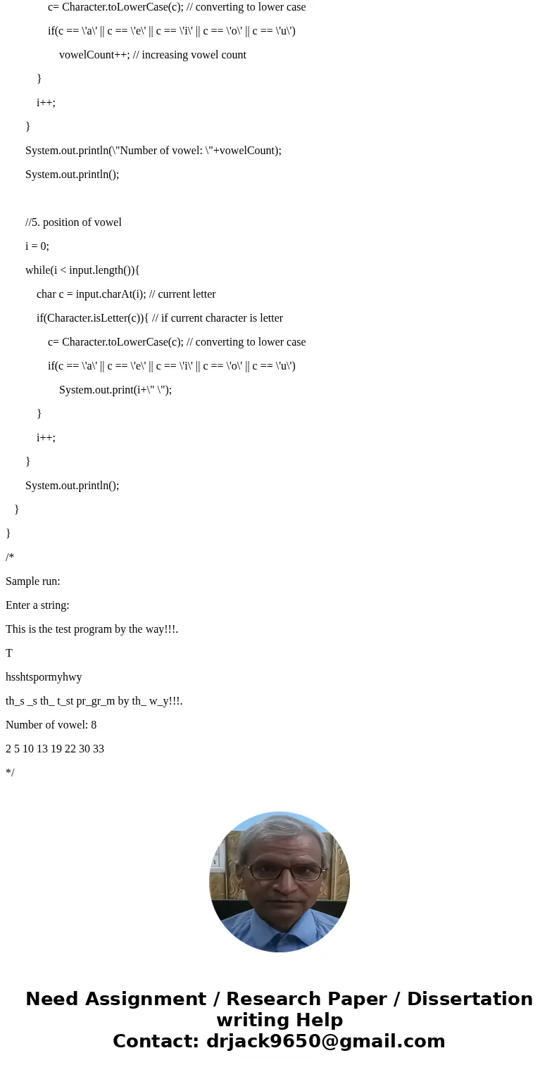  Write a Java test program that reads a String from the user and then prints the following: Only the uppercase letters in the string. Every second letter in the