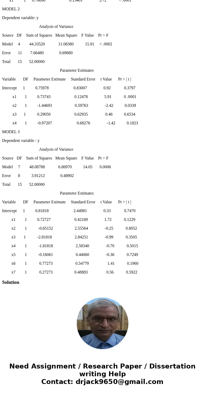 A study was conducted to examine four methods for tutoring in mathematics. Four students were randomly assigned to each method and a pretest score (x1) was obta A study was conducted to examine four methods for tutoring in mathematics. Four students were randomly assigned to each method and a pretest score (x1) was obta