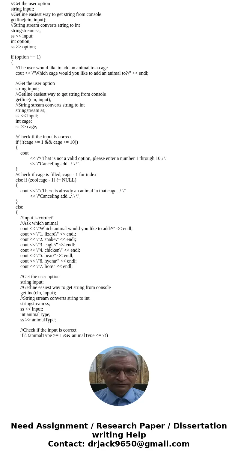 Abstract Base Class (C++ Program) Create an abstract base class called Animal which has the following pure virtual member functions: talk( ), move( ) and the fo Abstract Base Class (C++ Program) Create an abstract base class called Animal which has the following pure virtual member functions: talk( ), move( ) and the fo