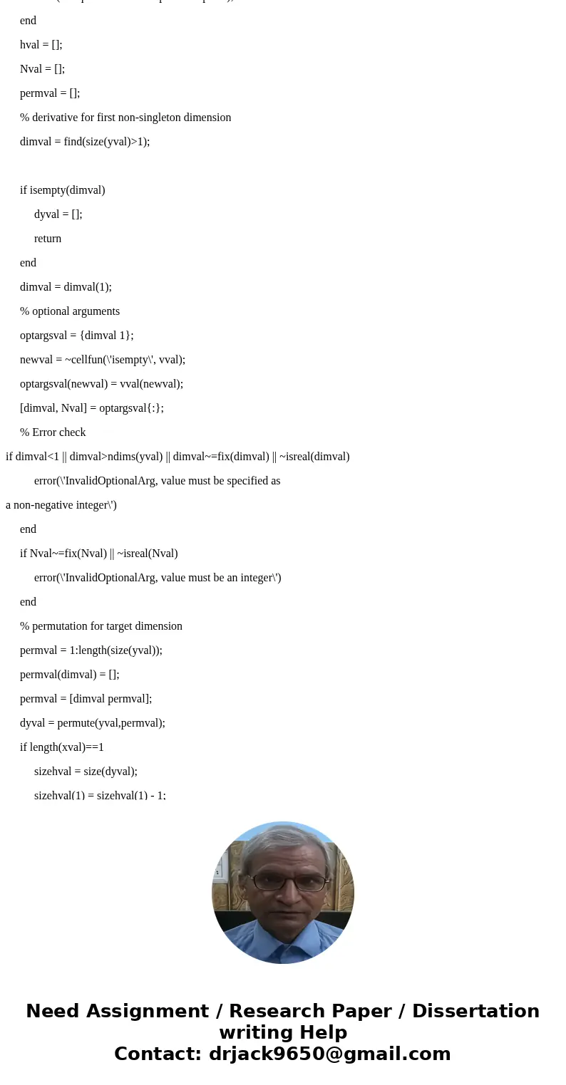  Develop a Matlab program to obtain first-derivative estimates for unequally spaced data. Test it with the following data: where f(x) = 5e^-2x x. Compare your r