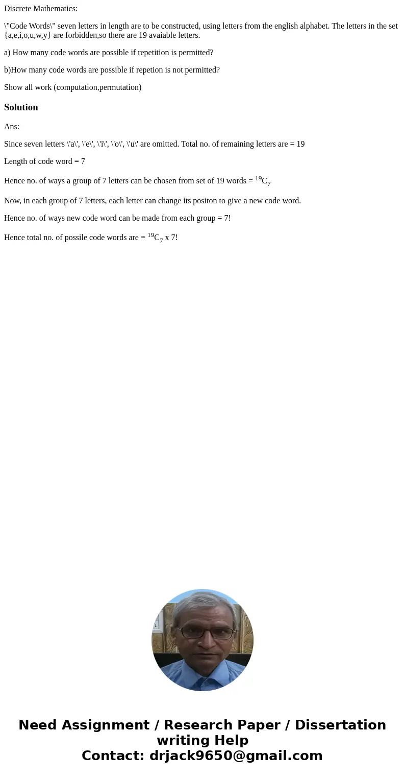 Discrete Mathematics: \ Discrete Mathematics: \