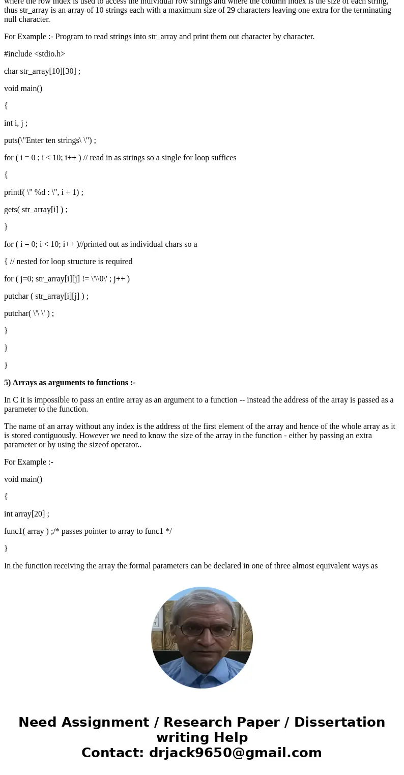 Homework Assignment – Array Technical Document Write a technical document that describes the structure and use of arrays. The document should be 3 to 5 pages an Homework Assignment – Array Technical Document Write a technical document that describes the structure and use of arrays. The document should be 3 to 5 pages an