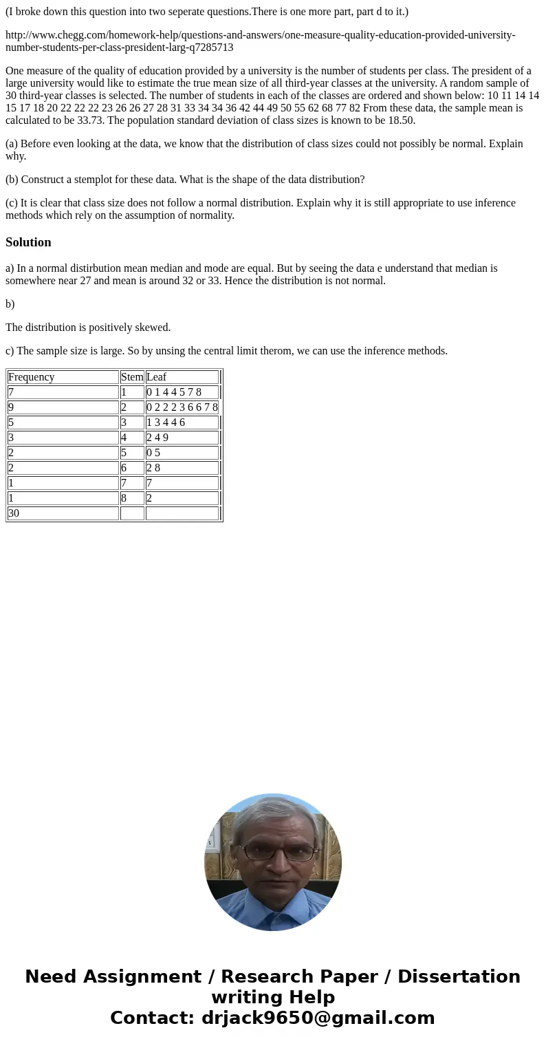 (I broke down this question into two seperate questions.There is one more part, part d to it.) http://www.chegg.com/homework-help/questions-and-answers/one-meas