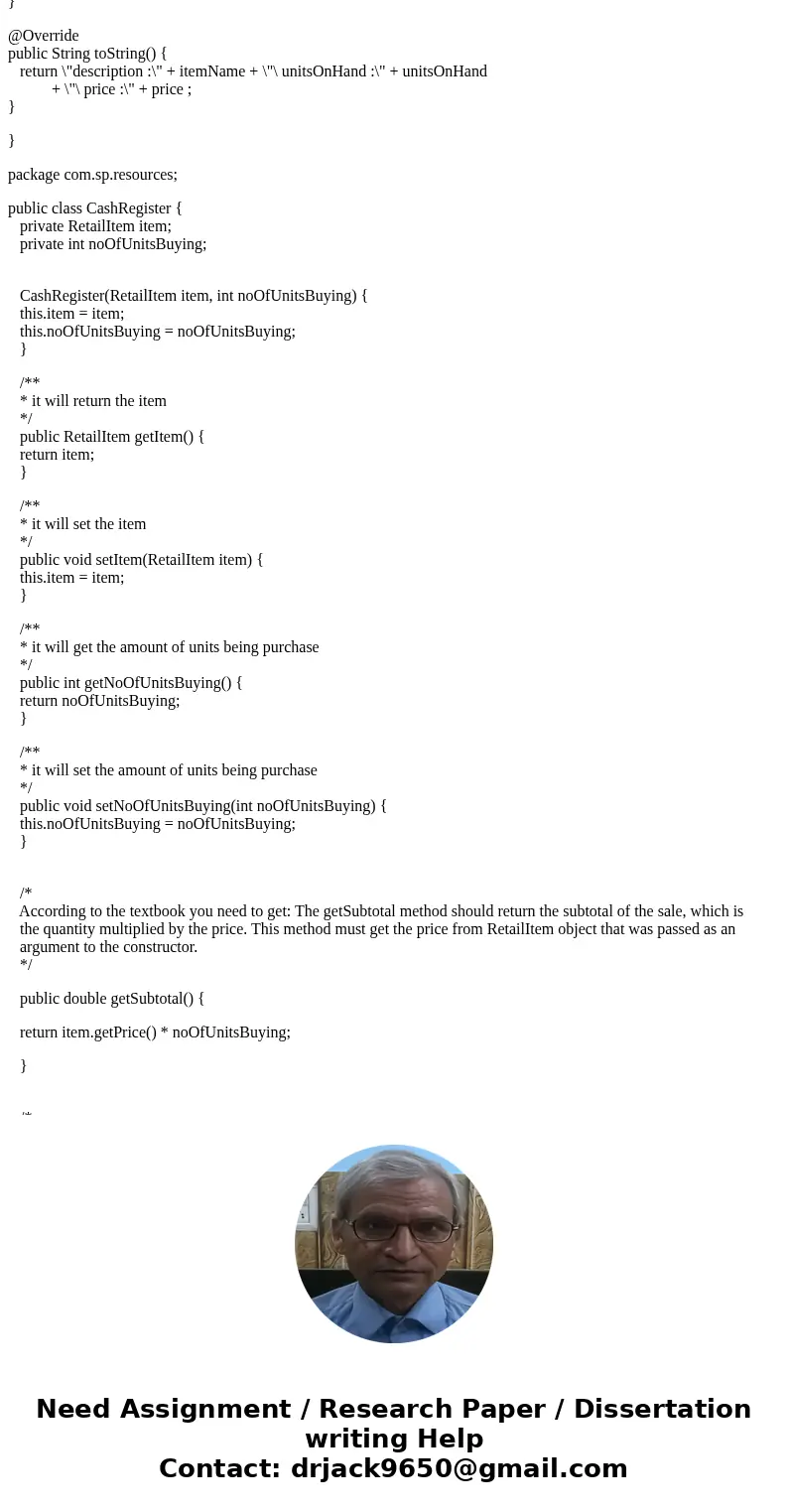 JAVA RetailItem Exceptions Programming Challenge 4 of Chapter 6 required you to write a RetailItem class that holds data pertaining to a retail item. Write an e JAVA RetailItem Exceptions Programming Challenge 4 of Chapter 6 required you to write a RetailItem class that holds data pertaining to a retail item. Write an e