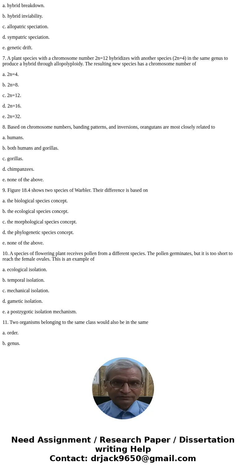 multiple choice: choose right answer 1. After you study a population of a butterfly species over several generations, you observe that its average wing size is 