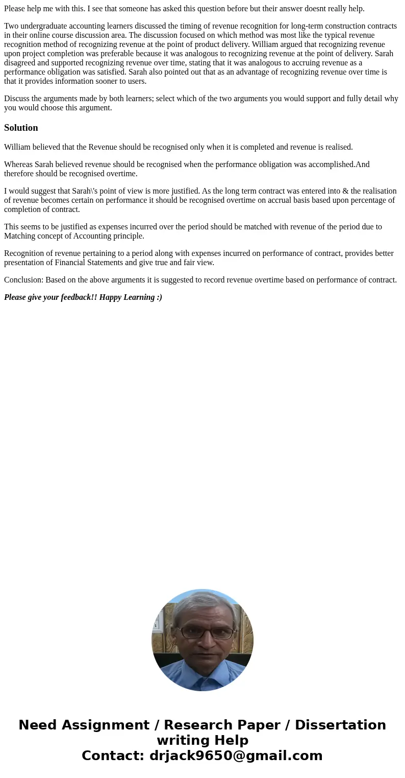 Please help me with this. I see that someone has asked this question before but their answer doesnt really help. Two undergraduate accounting learners discussed Please help me with this. I see that someone has asked this question before but their answer doesnt really help. Two undergraduate accounting learners discussed