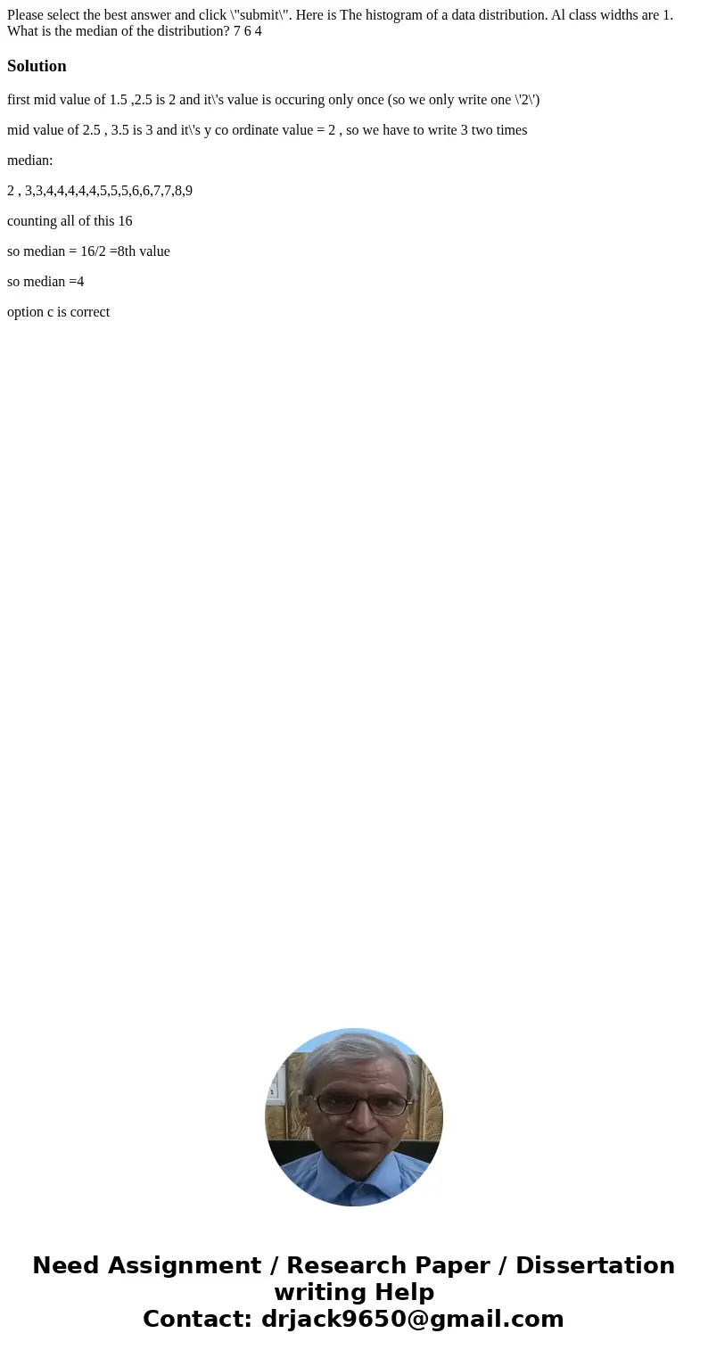 Please select the best answer and click \  Please select the best answer and click \