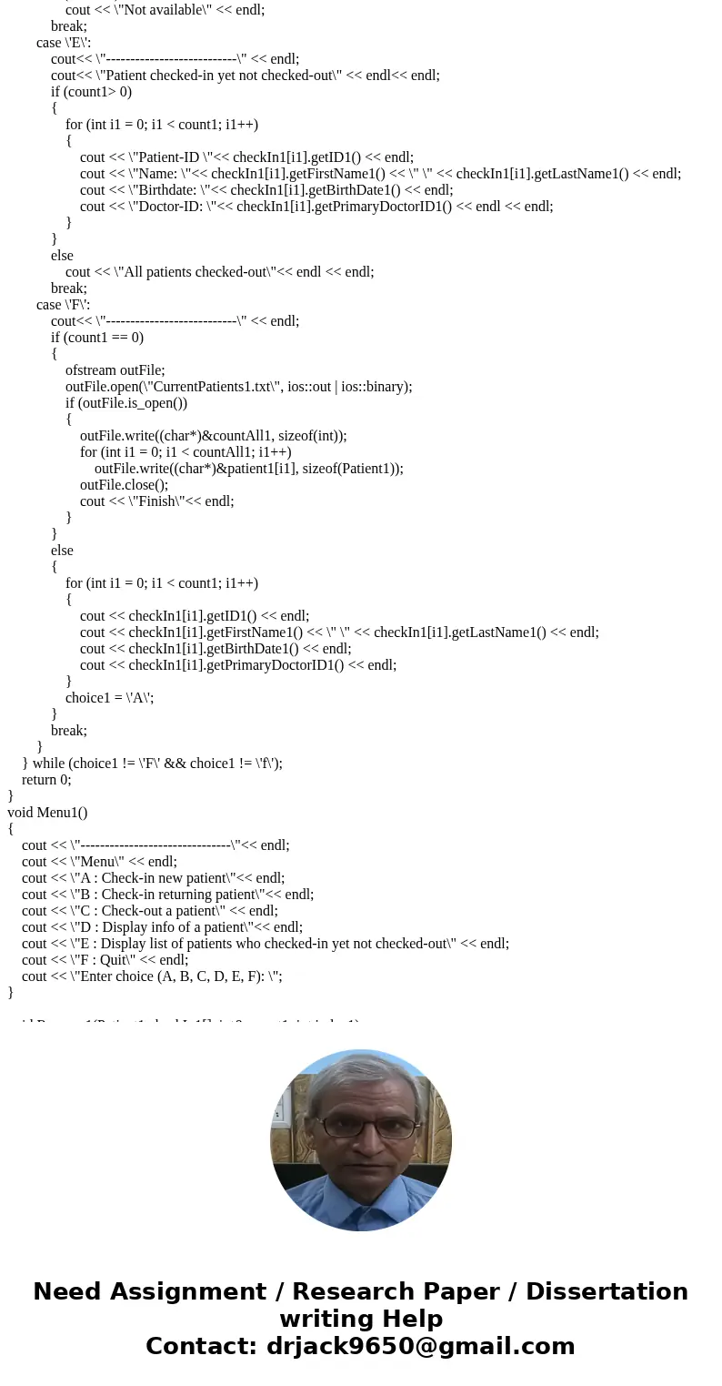 Question: I need help with c++ Simple Classes Assigment. i get this code working but i have to change my setID from numbers in loop{1,2,3,4,5} to setID to *char Question: I need help with c++ Simple Classes Assigment. i get this code working but i have to change my setID from numbers in loop{1,2,3,4,5} to setID to *char