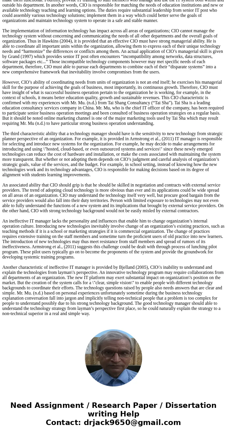  Read and analyze http://www.gao.gov/assets/680/674906.pdf. You must discuss the case and how Information Technology is used or misused. Discuss the effectivene