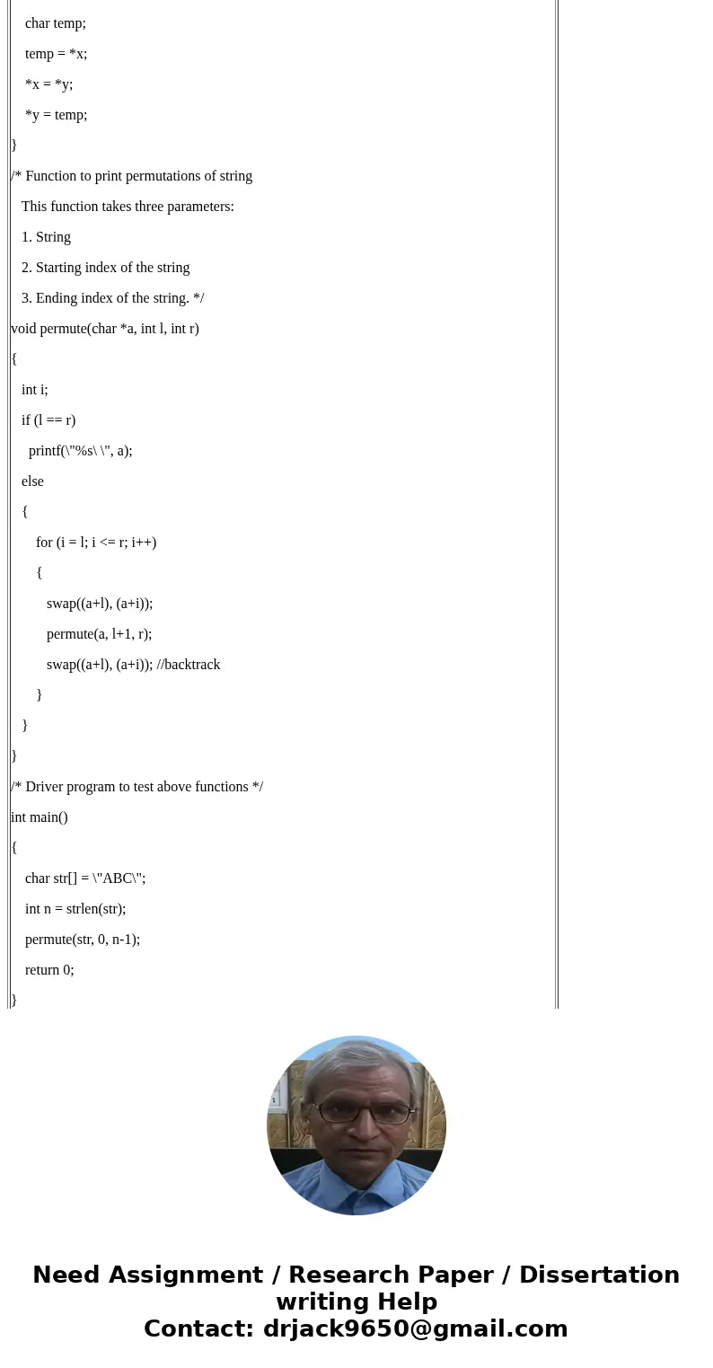 Rewrite the for loop for the random permutation generator of Section 2.2 as a recursive function. (from Cliffton Shaffer\'s Data Structures and Algorithm Analys Rewrite the for loop for the random permutation generator of Section 2.2 as a recursive function. (from Cliffton Shaffer\'s Data Structures and Algorithm Analys
