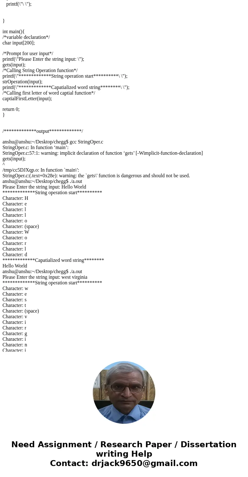 The getchar ) function in the stdio.h library reads a single character from the user and returns it as a value of type char). The ctype.h header file contains   The getchar ) function in the stdio.h library reads a single character from the user and returns it as a value of type char). The ctype.h header file contains