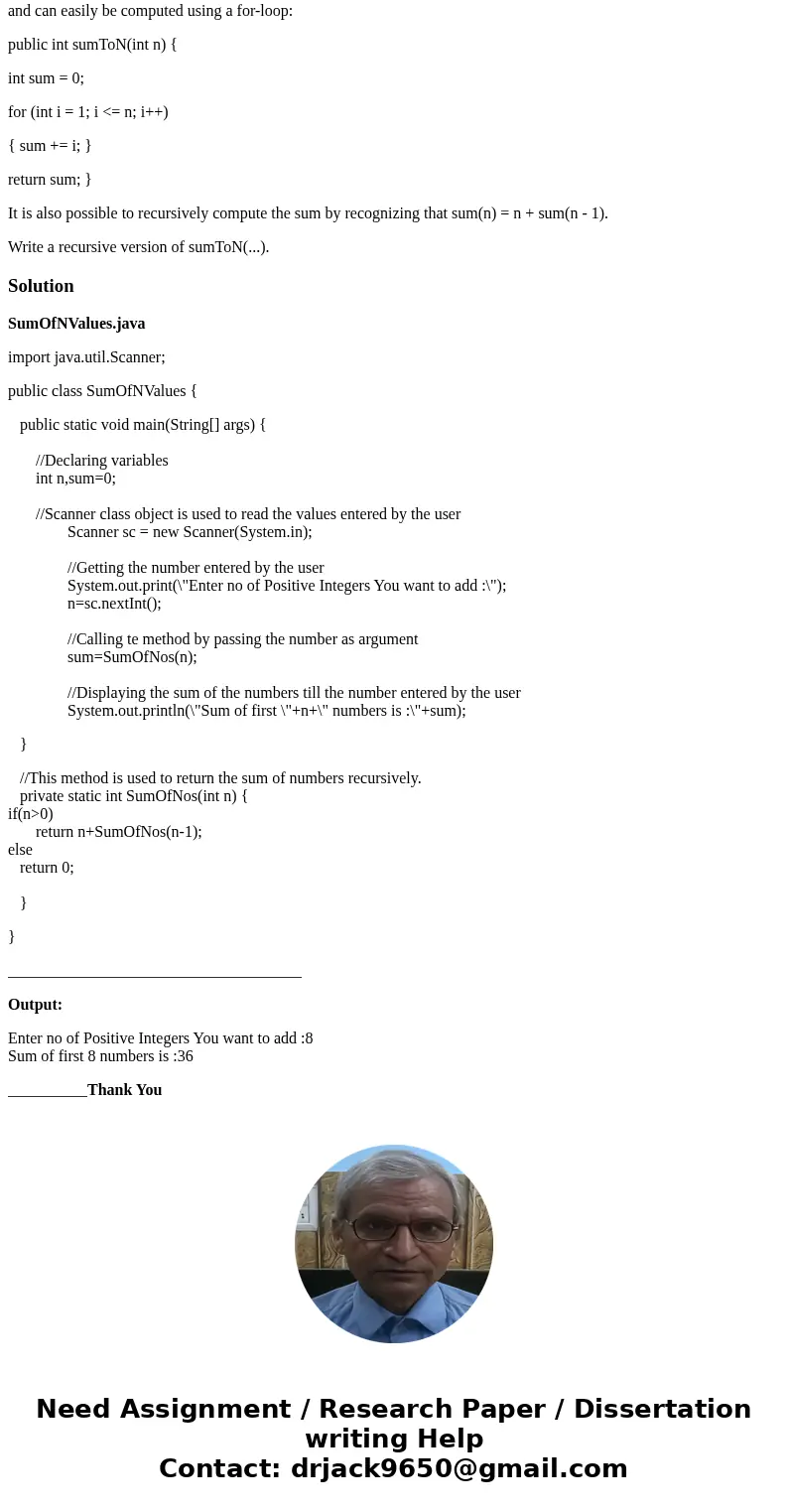 The sum of the first n positive integers is: s u m left parenthesis n right parenthesis equals sum subscript i equals 1 end subscript superscript n i and can ea The sum of the first n positive integers is: s u m left parenthesis n right parenthesis equals sum subscript i equals 1 end subscript superscript n i and can ea