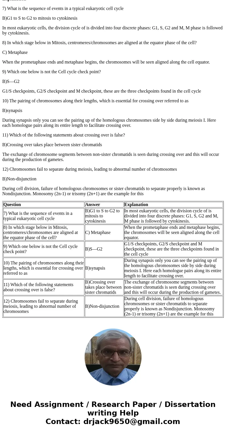 What is the sequence of events in a typical eukaryotic cell cycle? A) G1 to G2 to S to mitosis to cytokinesis B) G1 to S to G2 to mitosis to cytokinesis C) G1   What is the sequence of events in a typical eukaryotic cell cycle? A) G1 to G2 to S to mitosis to cytokinesis B) G1 to S to G2 to mitosis to cytokinesis C) G1