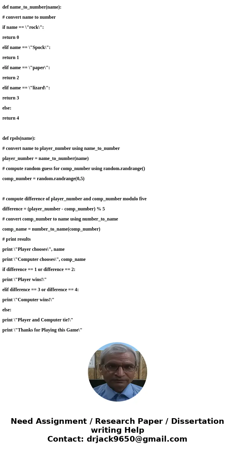 Write a Python program that allows a user to play Rock - Paper - Scissors - Lizard - Spock against the computer. Have the program keep score of how many times e Write a Python program that allows a user to play Rock - Paper - Scissors - Lizard - Spock against the computer. Have the program keep score of how many times e