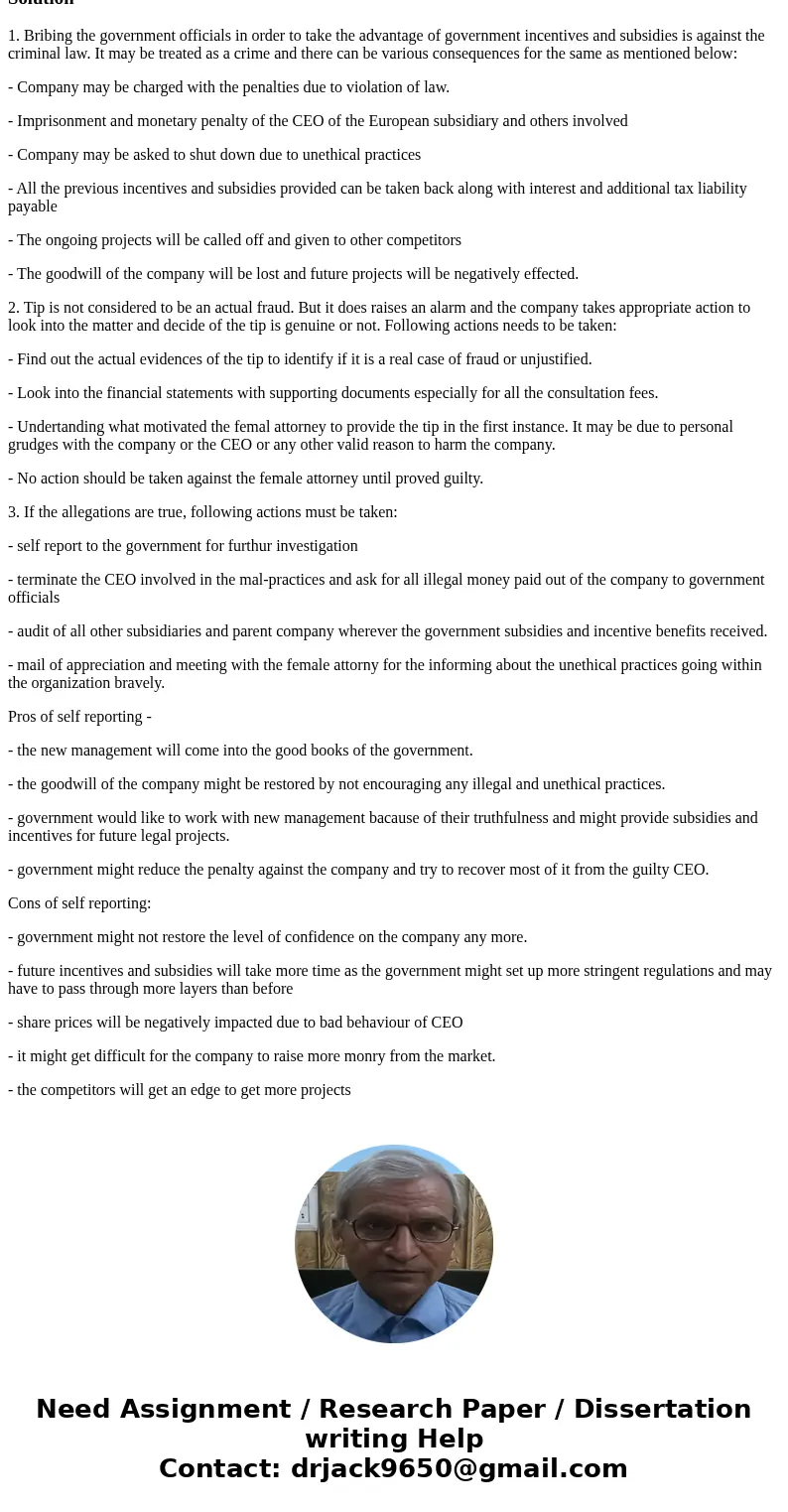 You are the audit committee chair for a large construction company. A year ago you purchased a development company in Europe for approximately $100 million. Th  You are the audit committee chair for a large construction company. A year ago you purchased a development company in Europe for approximately $100 million. Th