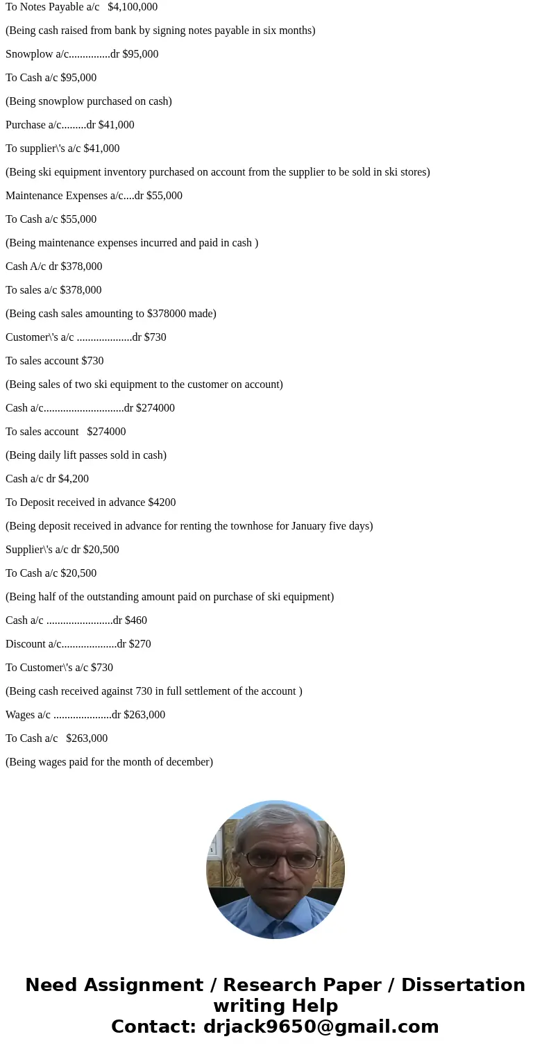 062 points SolutionJournal Entries: Debit Credit Cash a/c..................dr $4,100,000 To Notes Payable a/c $4,100,000 (Being cash raised from bank by signin  062 points SolutionJournal Entries: Debit Credit Cash a/c..................dr $4,100,000 To Notes Payable a/c $4,100,000 (Being cash raised from bank by signin