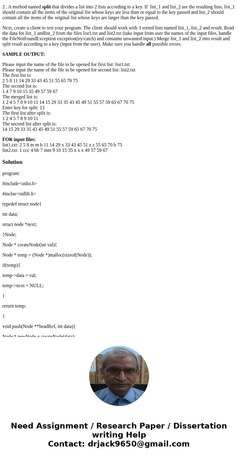 2. (Sorted list: array implementation) This sorted list ADT discussed in class should be extended by the addition of two new methods: //Interface: ArrayListADT 