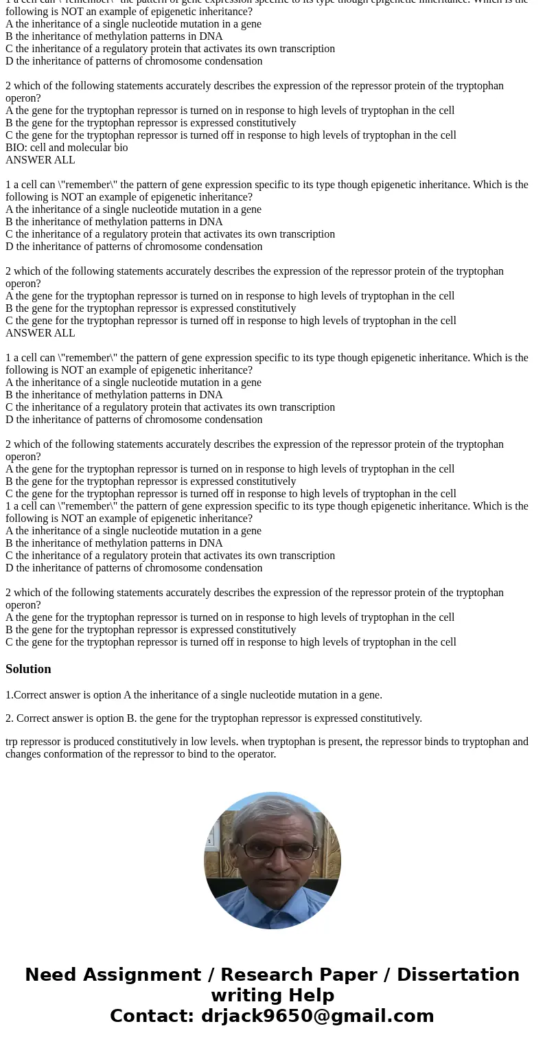 BIO: cell and molecular bio ANSWER ALL 1 a cell can \  BIO: cell and molecular bio ANSWER ALL 1 a cell can \