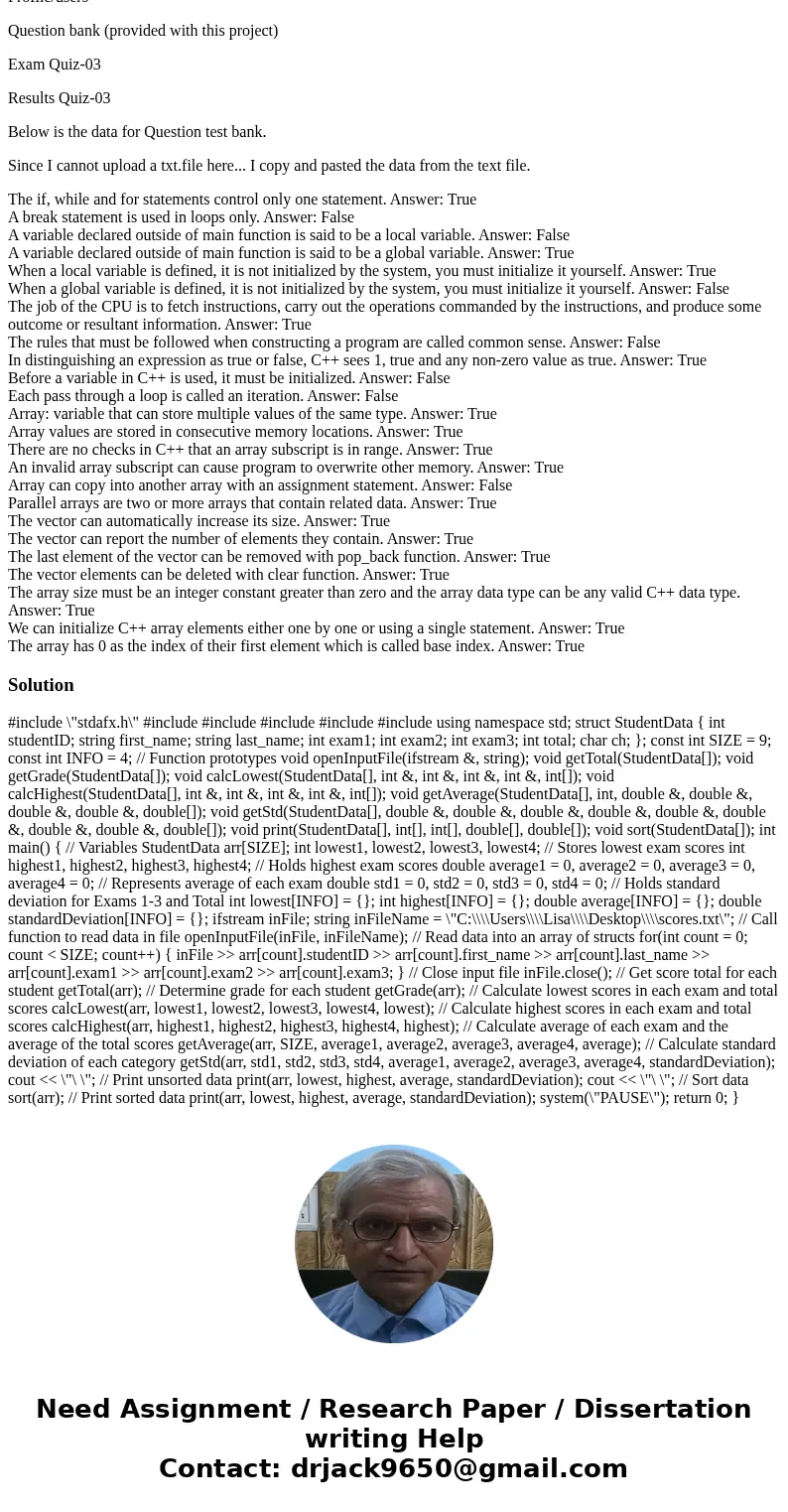 Create a C++ program that has two users with two different role: student, instructor. 1. Instructor should be able to create a quiz and student should be able t Create a C++ program that has two users with two different role: student, instructor. 1. Instructor should be able to create a quiz and student should be able t