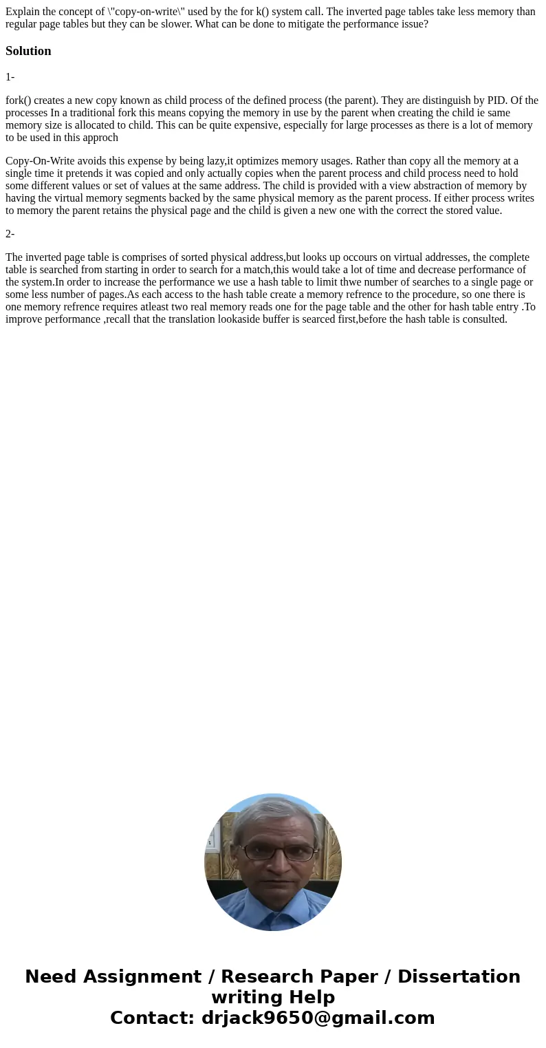 Explain the concept of \  Explain the concept of \