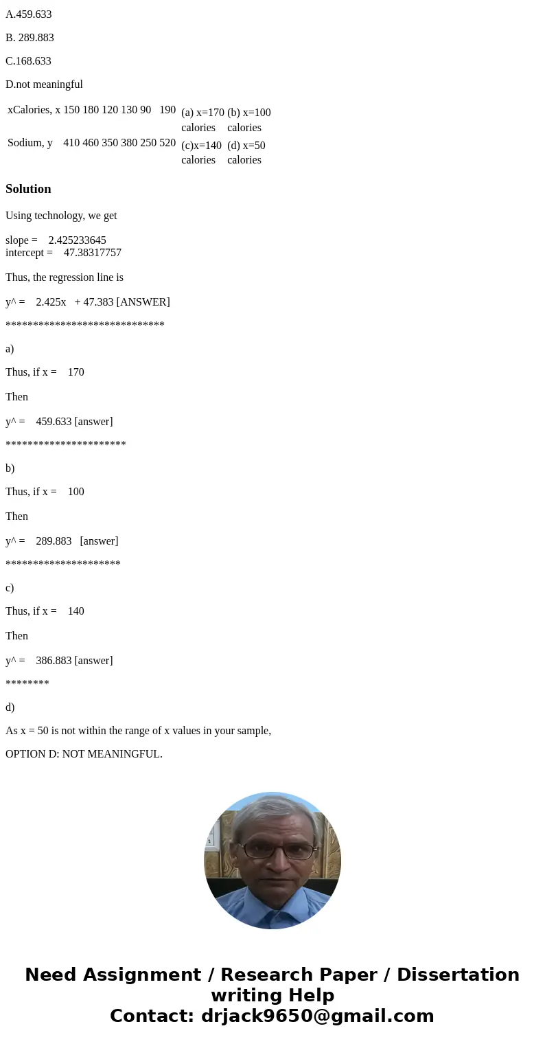 Find the equation of the regression line for the given data. Then construct a scatter plot of the data and draw the regression line. (Each pair of variables has Find the equation of the regression line for the given data. Then construct a scatter plot of the data and draw the regression line. (Each pair of variables has