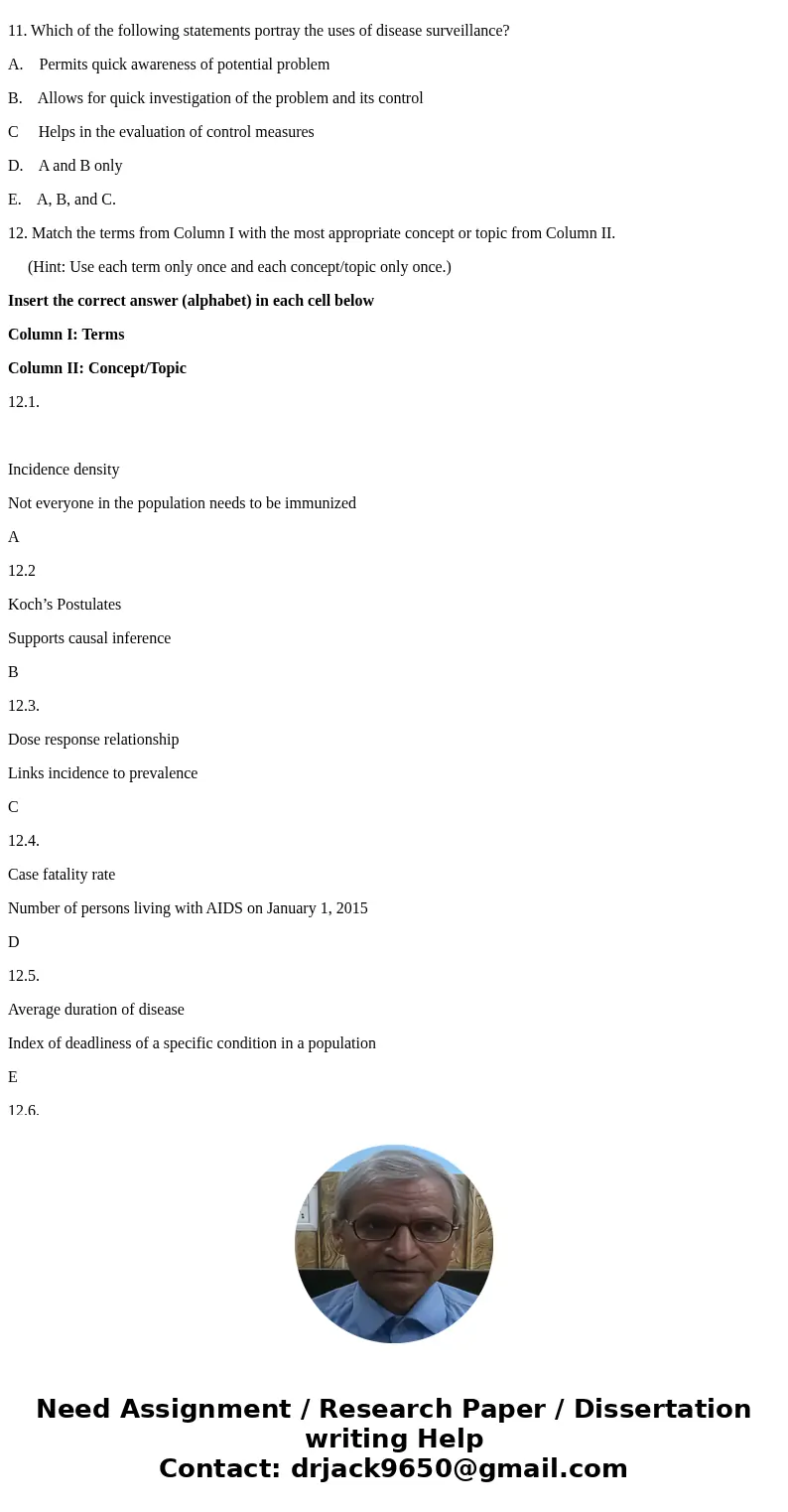 For Questions 1 and 2, select the correct answers for each question. Note that there is only one best answer for all other questions. __________________________