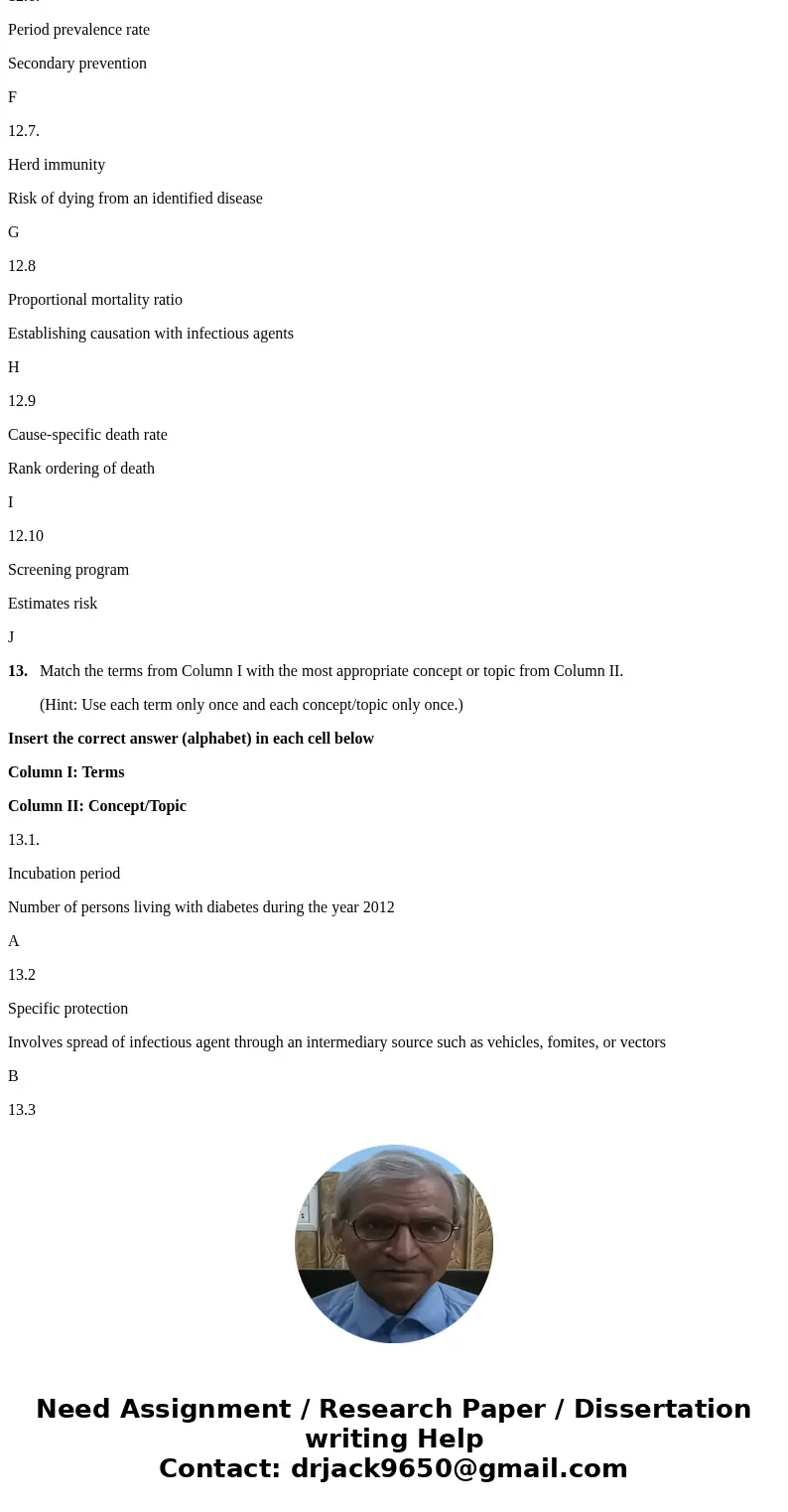 For Questions 1 and 2, select the correct answers for each question. Note that there is only one best answer for all other questions. __________________________