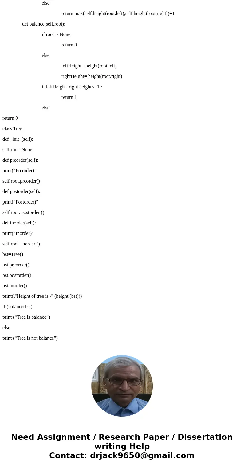 Help with implementing the four function the first is an example thanks def inorder(T,f): if not is_bst(T): return if not T: return inorder(T[1],f) f(T[0]) inor