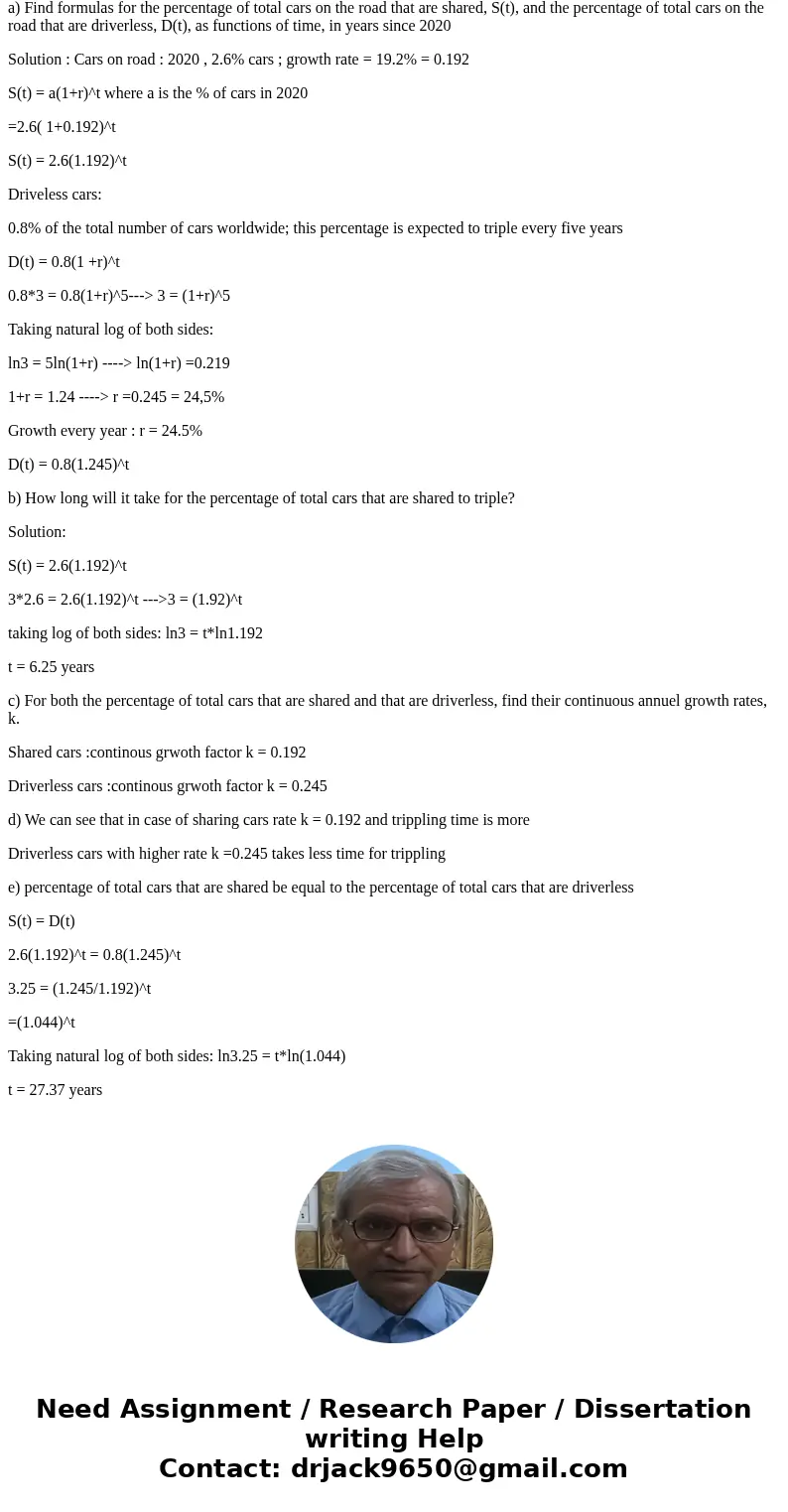 In the next 30 years, traveling in a car is going look very different than it does today! Experts are predicting exponential growth both in the percent of cars  In the next 30 years, traveling in a car is going look very different than it does today! Experts are predicting exponential growth both in the percent of cars
