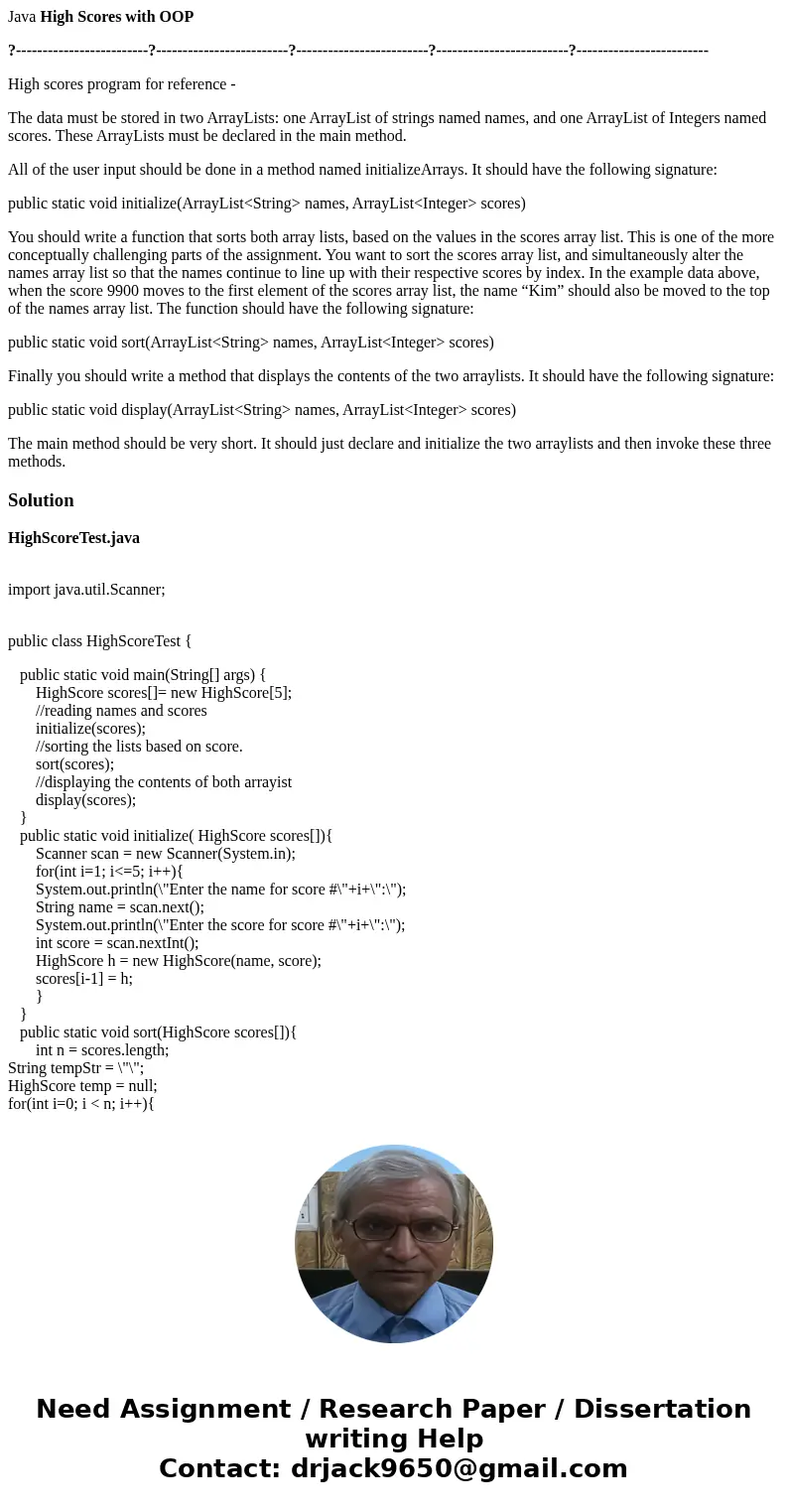 Java High Scores with OOP ?-------------------------?-------------------------?-------------------------?-------------------------?------------------------- Hig Java High Scores with OOP ?-------------------------?-------------------------?-------------------------?-------------------------?------------------------- Hig