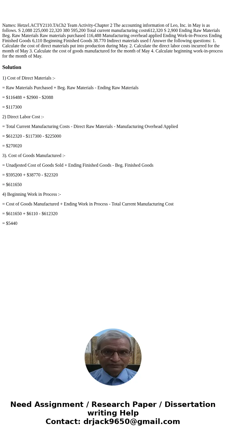 Names: Hetzel.ACTY2110.TACh2 Team Activity-Chapter 2 The accounting information of Leo, Inc. in May is as follows. S 2,088 225,000 22,320 380 595,200 Total cur  Names: Hetzel.ACTY2110.TACh2 Team Activity-Chapter 2 The accounting information of Leo, Inc. in May is as follows. S 2,088 225,000 22,320 380 595,200 Total cur
