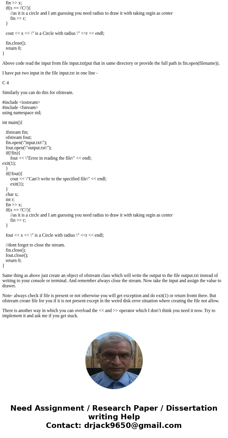 not sure how to do this in c++ using ifstream and ostream /** * Requires: Nothing. * Modifies: cin, drawer. * Effects: * Opens a file * Start with a blank canva not sure how to do this in c++ using ifstream and ostream /** * Requires: Nothing. * Modifies: cin, drawer. * Effects: * Opens a file * Start with a blank canva