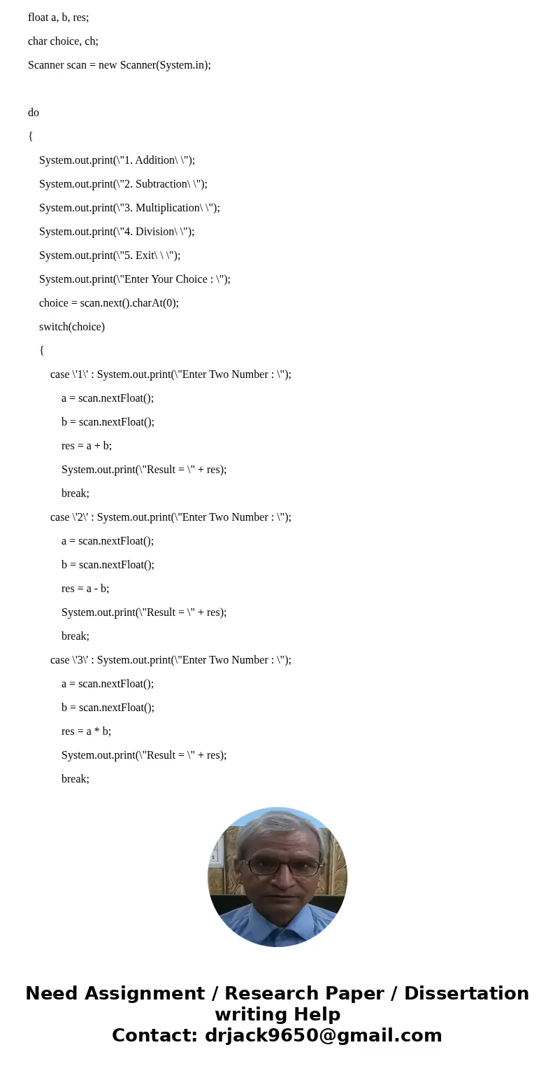 Programming in Java: Write a program that will help a student practice basic math (addition, subtraction, multiplication, and division). Display a menu the stud