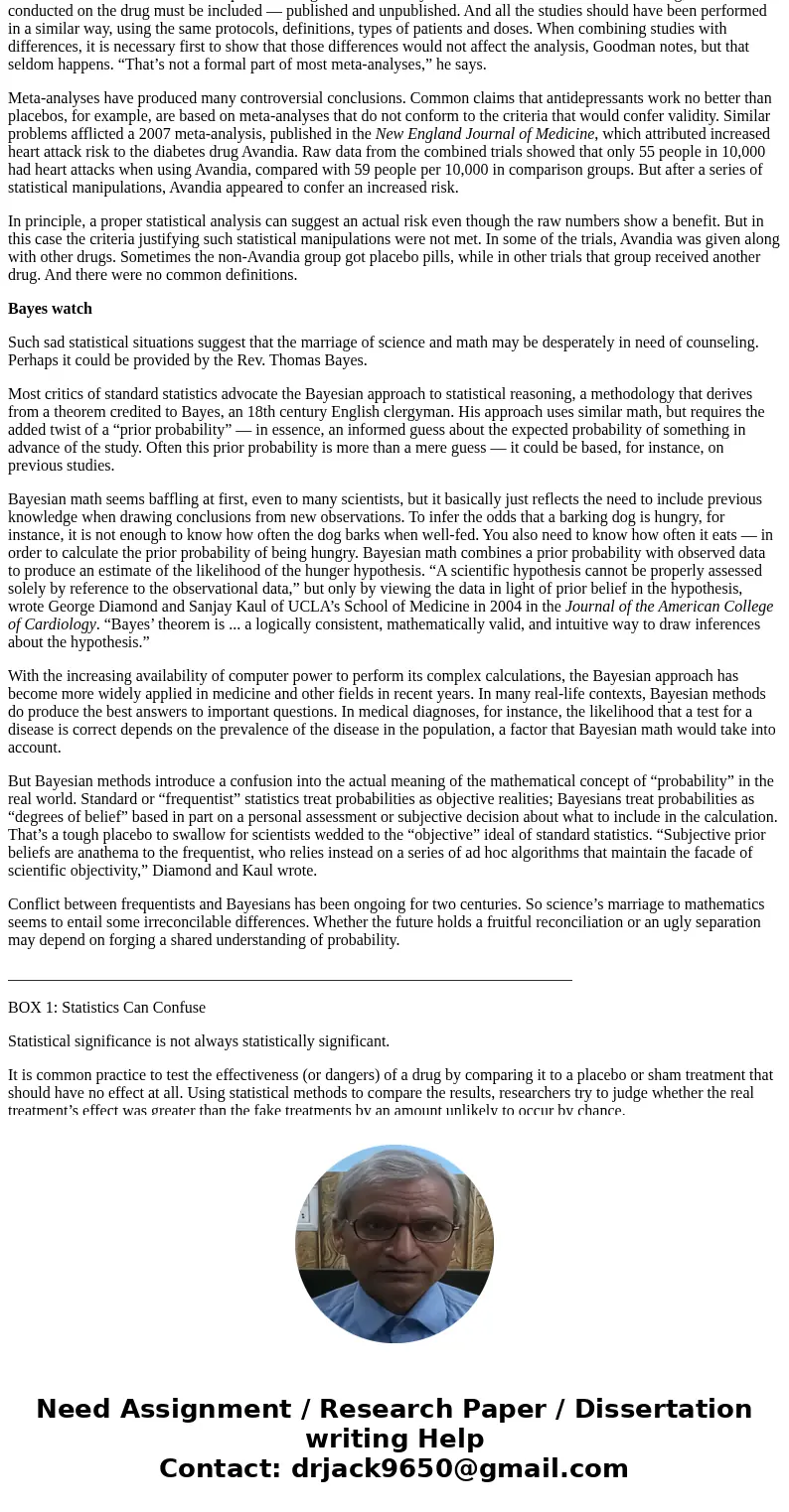 Q: Find a news, magazine, or journal article that reports results with statistical analyses. For your article, summarize how the results are reported and write  Q: Find a news, magazine, or journal article that reports results with statistical analyses. For your article, summarize how the results are reported and write