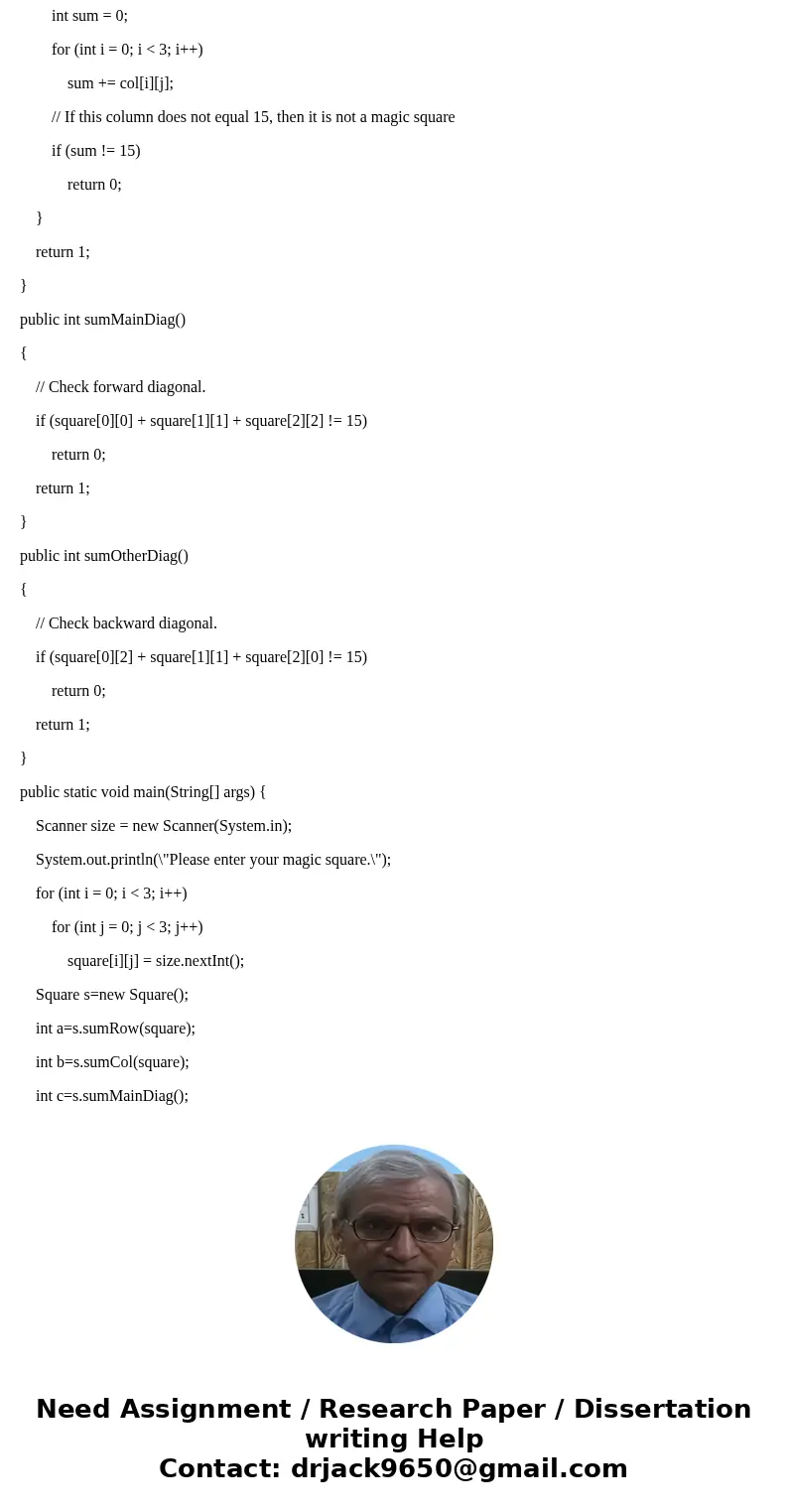 Square.java is done. need help with squareTest.java. // *************************************************************** // Square.java // // Define a Square cla Square.java is done. need help with squareTest.java. // *************************************************************** // Square.java // // Define a Square cla