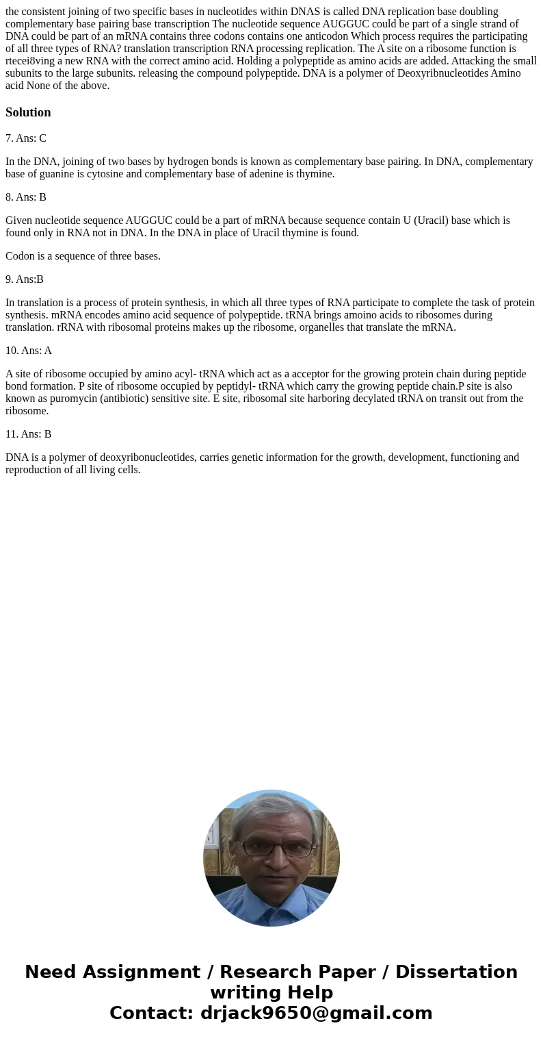 the consistent joining of two specific bases in nucleotides within DNAS is called DNA replication base doubling complementary base pairing base transcription T  the consistent joining of two specific bases in nucleotides within DNAS is called DNA replication base doubling complementary base pairing base transcription T