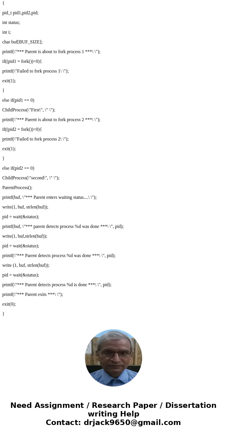 write a C program for integer- basic arithmetics. (Using Unix system calls, fork(), wait(), read() and write() ) -Prompts the message \ write a C program for integer- basic arithmetics. (Using Unix system calls, fork(), wait(), read() and write() ) -Prompts the message \
