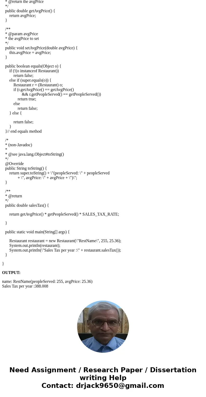 Write in JAVA ONLY! Write a class encapsulating a restaurant,which inherits from Store. A restaurant has the following additional attributes: how many people ar Write in JAVA ONLY! Write a class encapsulating a restaurant,which inherits from Store. A restaurant has the following additional attributes: how many people ar