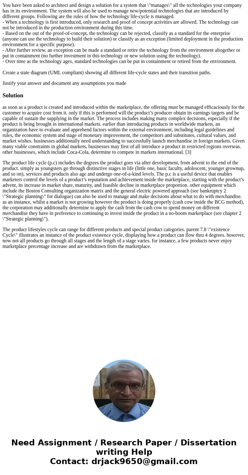 You have been asked to architect and design a solution for a system that \ You have been asked to architect and design a solution for a system that \