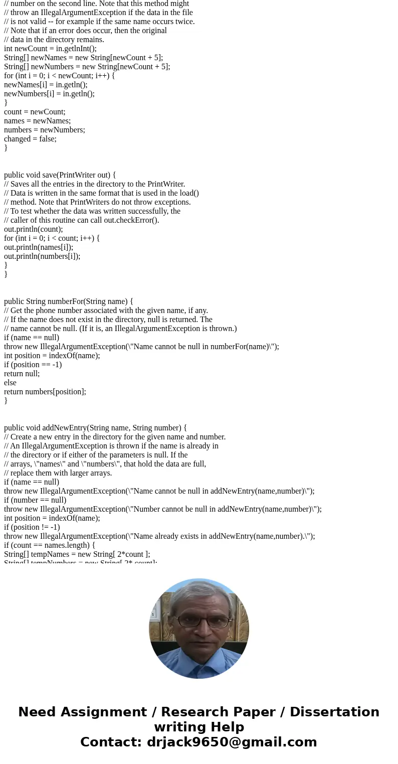 [10] Write a Java application which first reads data from the phonebook file here: 660749054 Iwjint, Taib 638727163 Jroch, Ov 989981308 Vihoost, Yssoub 33922391