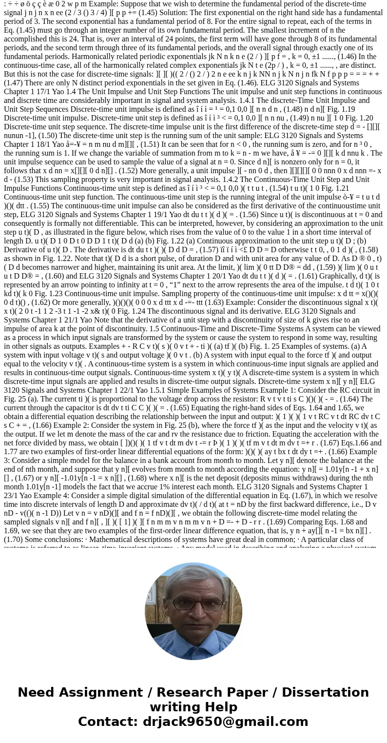 Assume that we are given the continuous-time signal x_a(t) = x_a1(t) + x_a2(t) + x_a3(t), where, x_a1(t) = 2 + cos^3(2 pi f_1t + pi/3) + 2 cos(2 pi f_2t). x_a2  Assume that we are given the continuous-time signal x_a(t) = x_a1(t) + x_a2(t) + x_a3(t), where, x_a1(t) = 2 + cos^3(2 pi f_1t + pi/3) + 2 cos(2 pi f_2t). x_a2