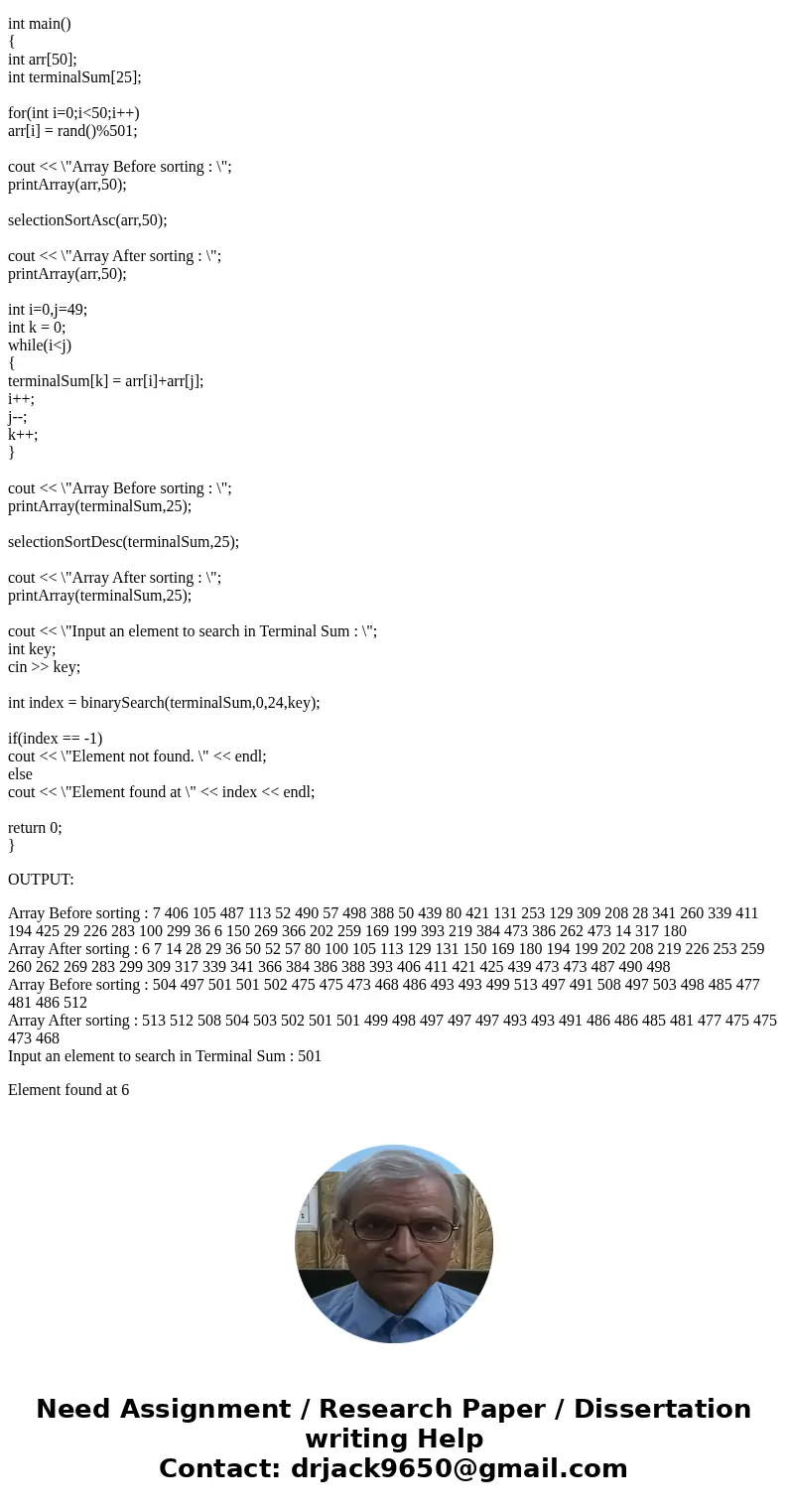 C++ is the language . Populate an array randomNums of size 50 with random integers in the range 0-500. Further, a) Print the elements of the array randomNums af C++ is the language . Populate an array randomNums of size 50 with random integers in the range 0-500. Further, a) Print the elements of the array randomNums af