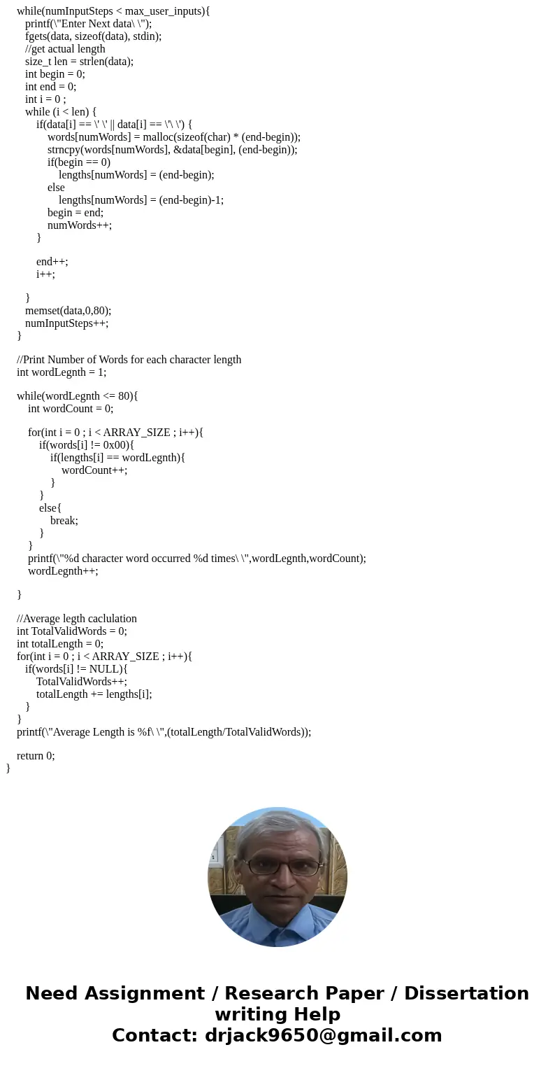 C Project You should assume that no more than 100 80character chunks will be read (8000 total characters). This project will help you with reading in strings fr C Project You should assume that no more than 100 80character chunks will be read (8000 total characters). This project will help you with reading in strings fr
