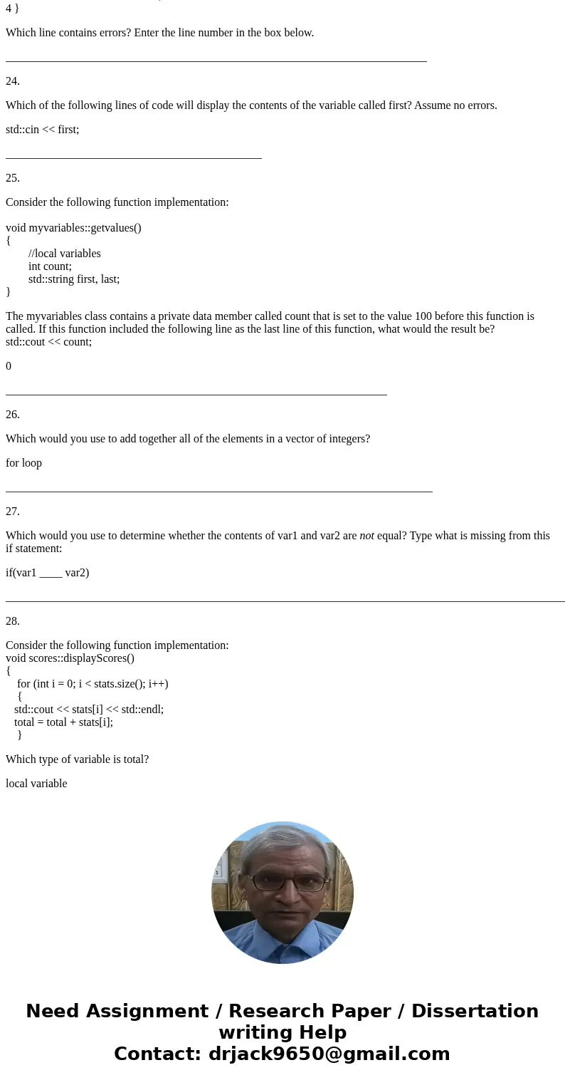 C++ Question: 1. Consider the following class definition: //username.h #include <iostream> #include <string> class username { public: void getName() C++ Question: 1. Consider the following class definition: //username.h #include <iostream> #include <string> class username { public: void getName()