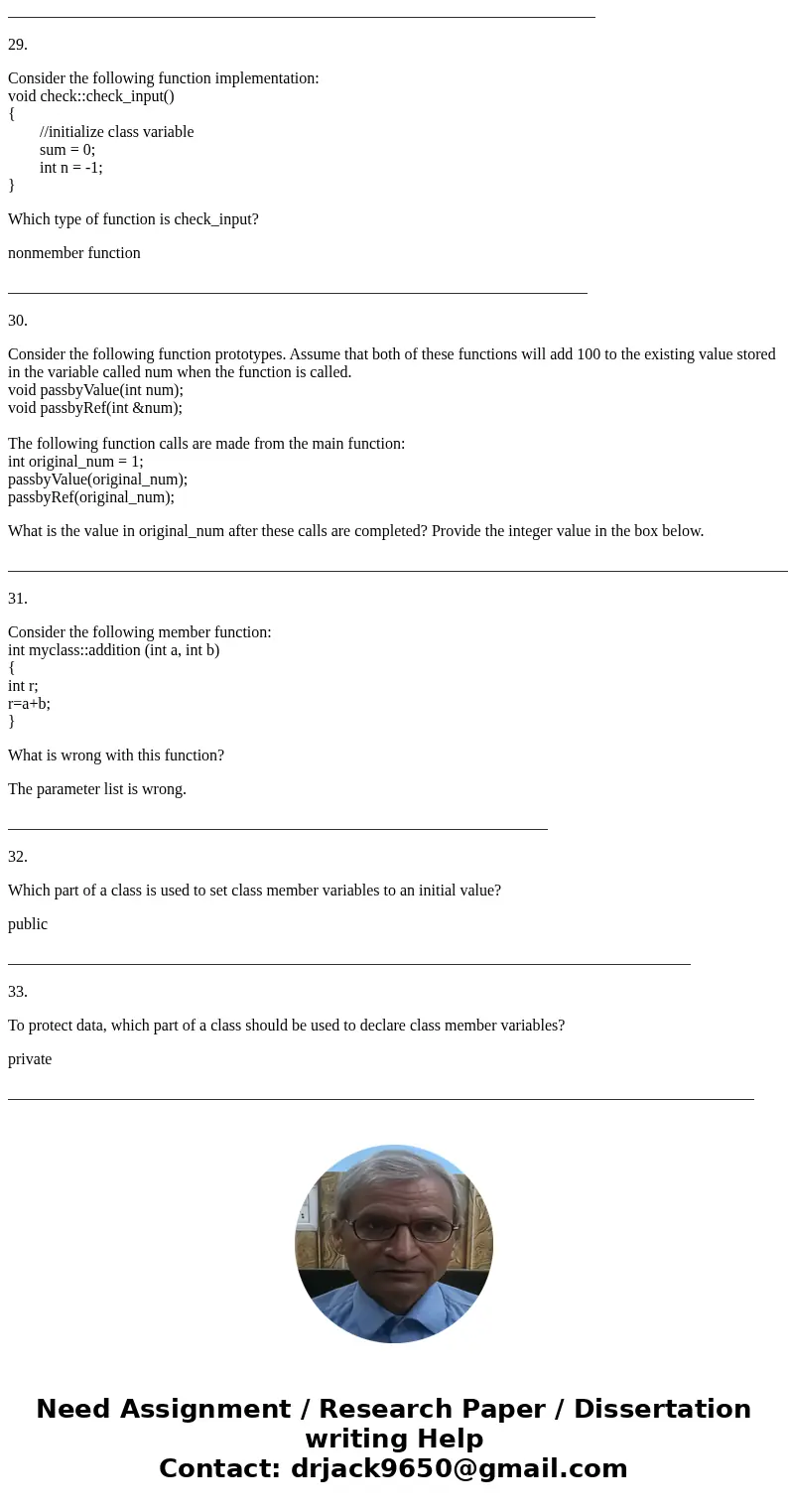 C++ Question: 1. Consider the following class definition: //username.h #include <iostream> #include <string> class username { public: void getName() C++ Question: 1. Consider the following class definition: //username.h #include <iostream> #include <string> class username { public: void getName()